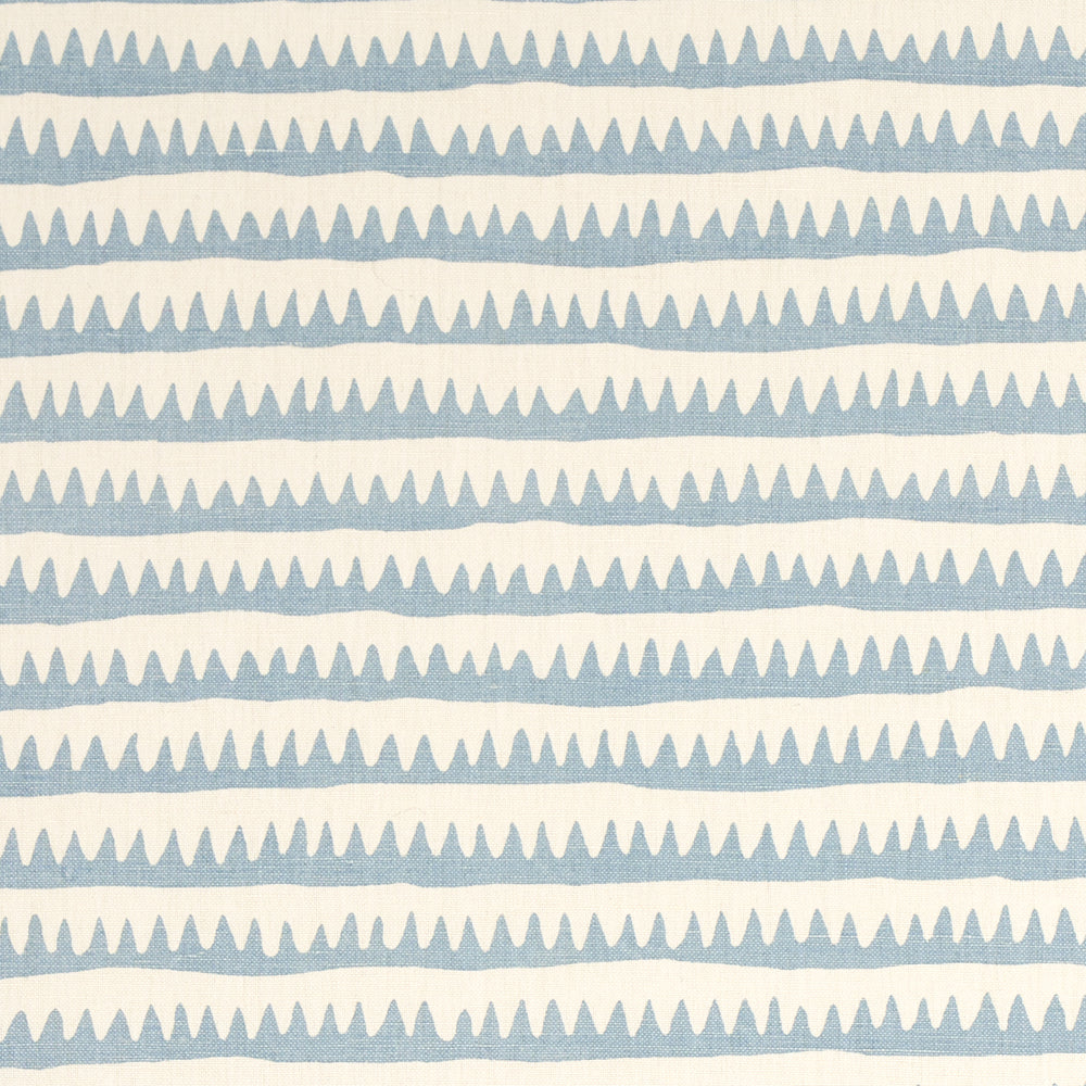CORFU HAND PRINTED STRIPE | Sky