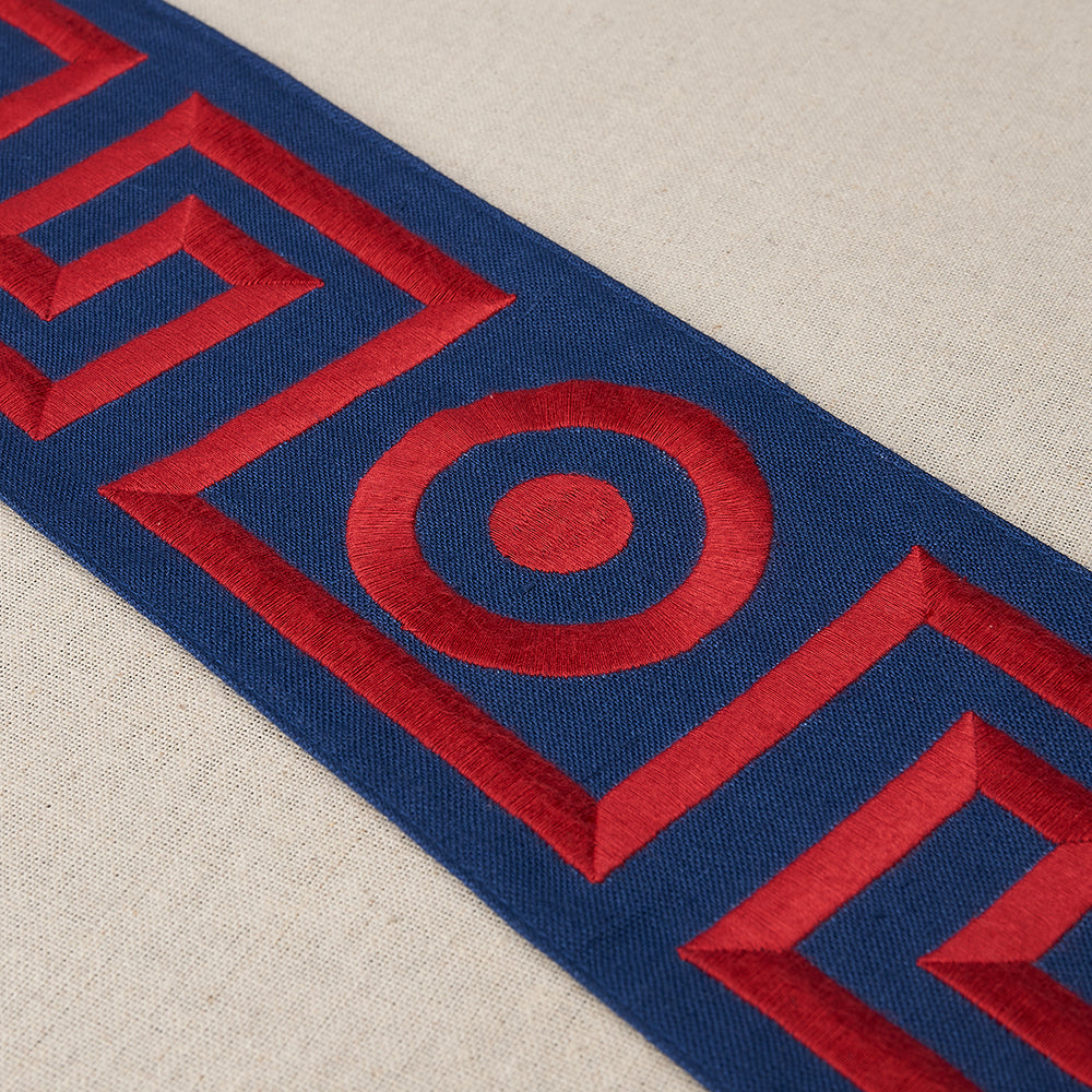 NASTRO PLATONE | BLU MARINO E ROSSO