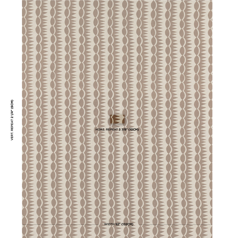 STRISCIA DEL PUGNALE | MARRONE SU NATURALE