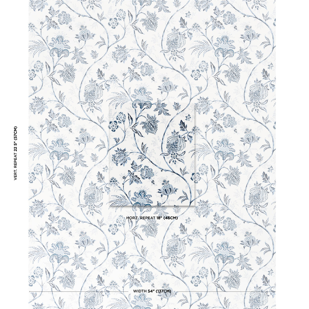 CHINOISERIE VINE | Cobalt