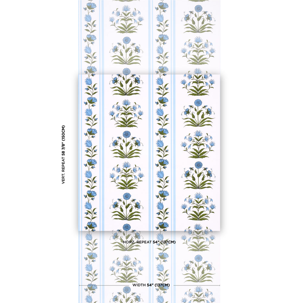 STRISCE DI PAPAVERO | BLU