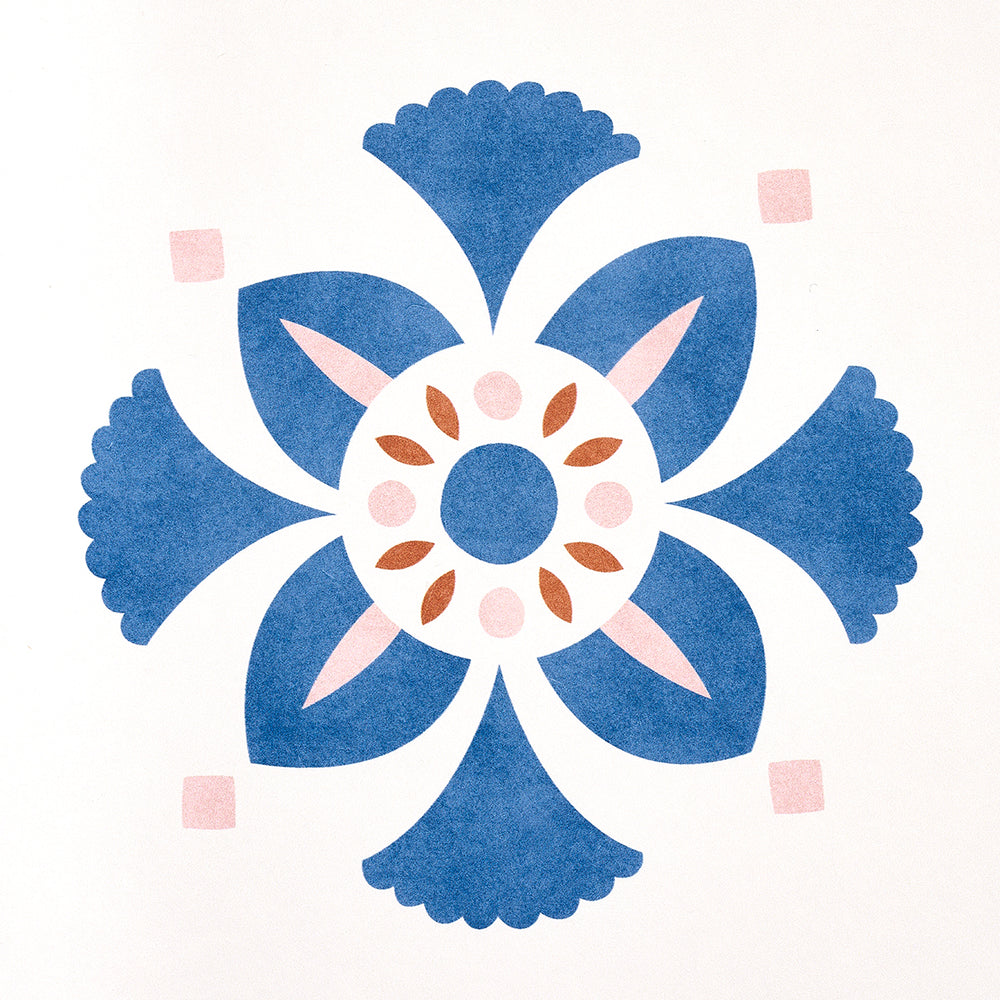 STENCIL CASA WILLARD | BLU