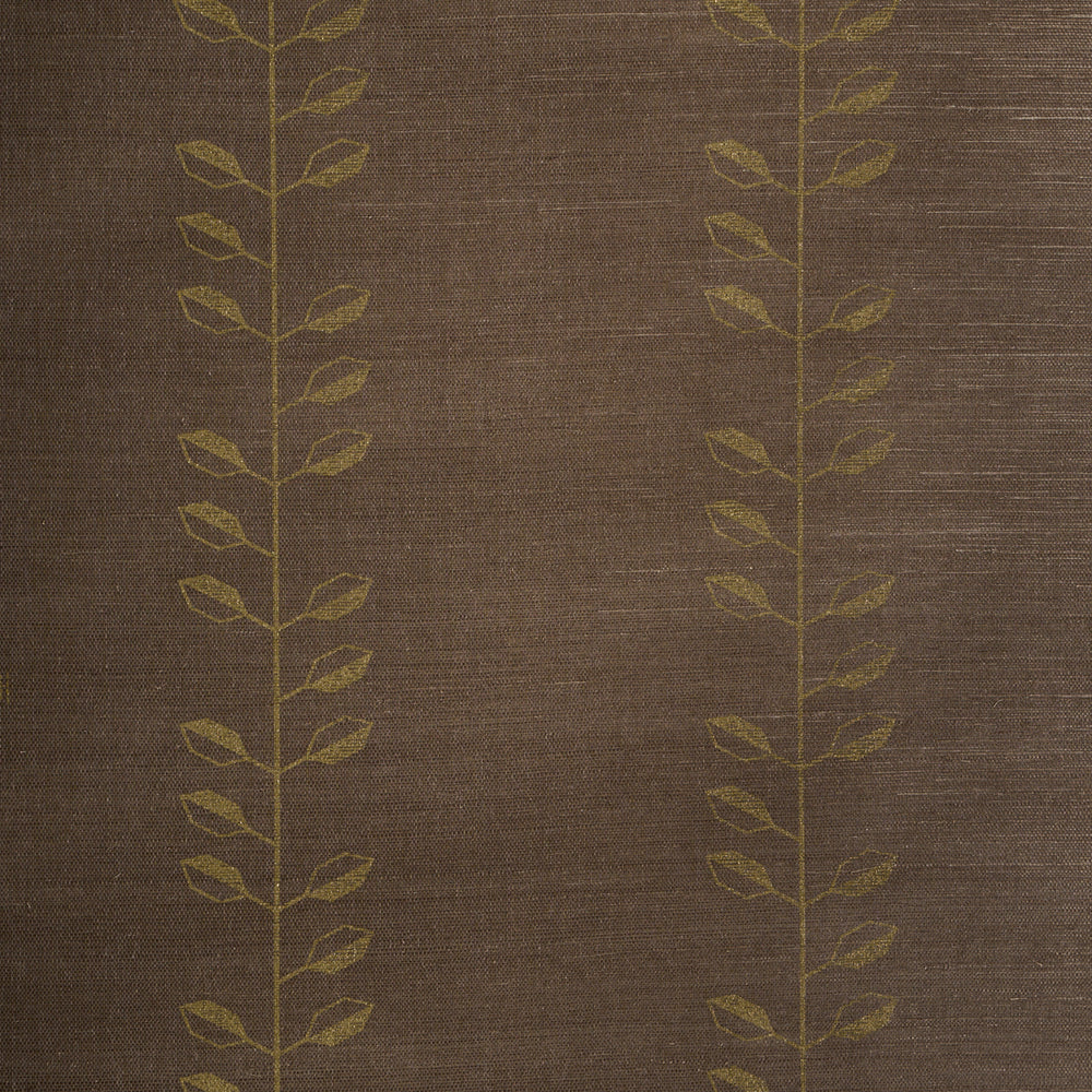 GEO LEAF SISAL | Metallic Gold & Sepia