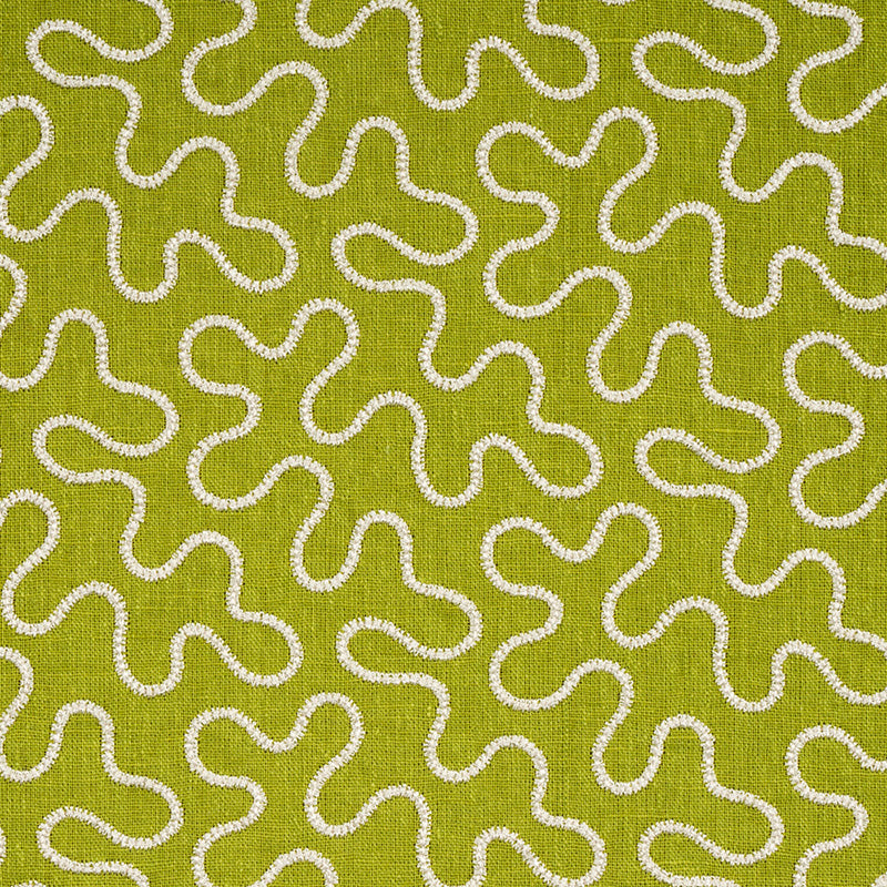 MEANDER EMBROIDERY - Leaf