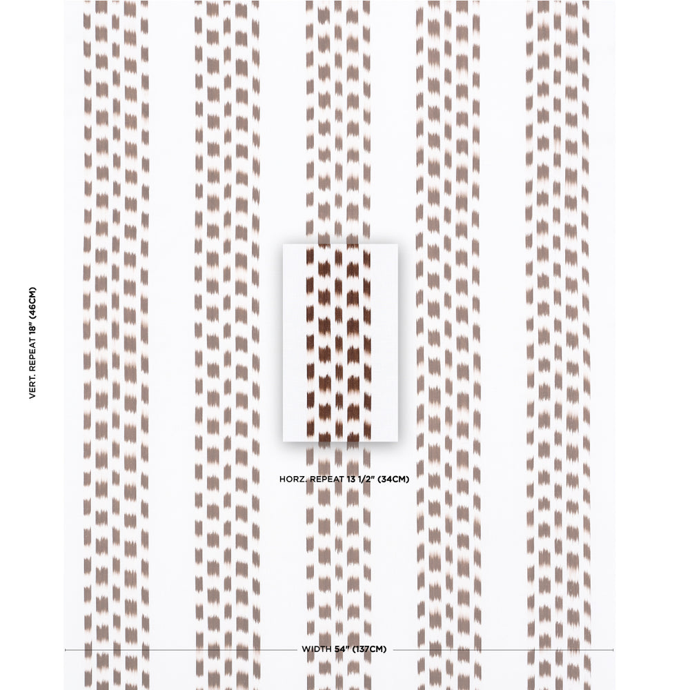 IZMIR IKAT STRIPE | Cocoa