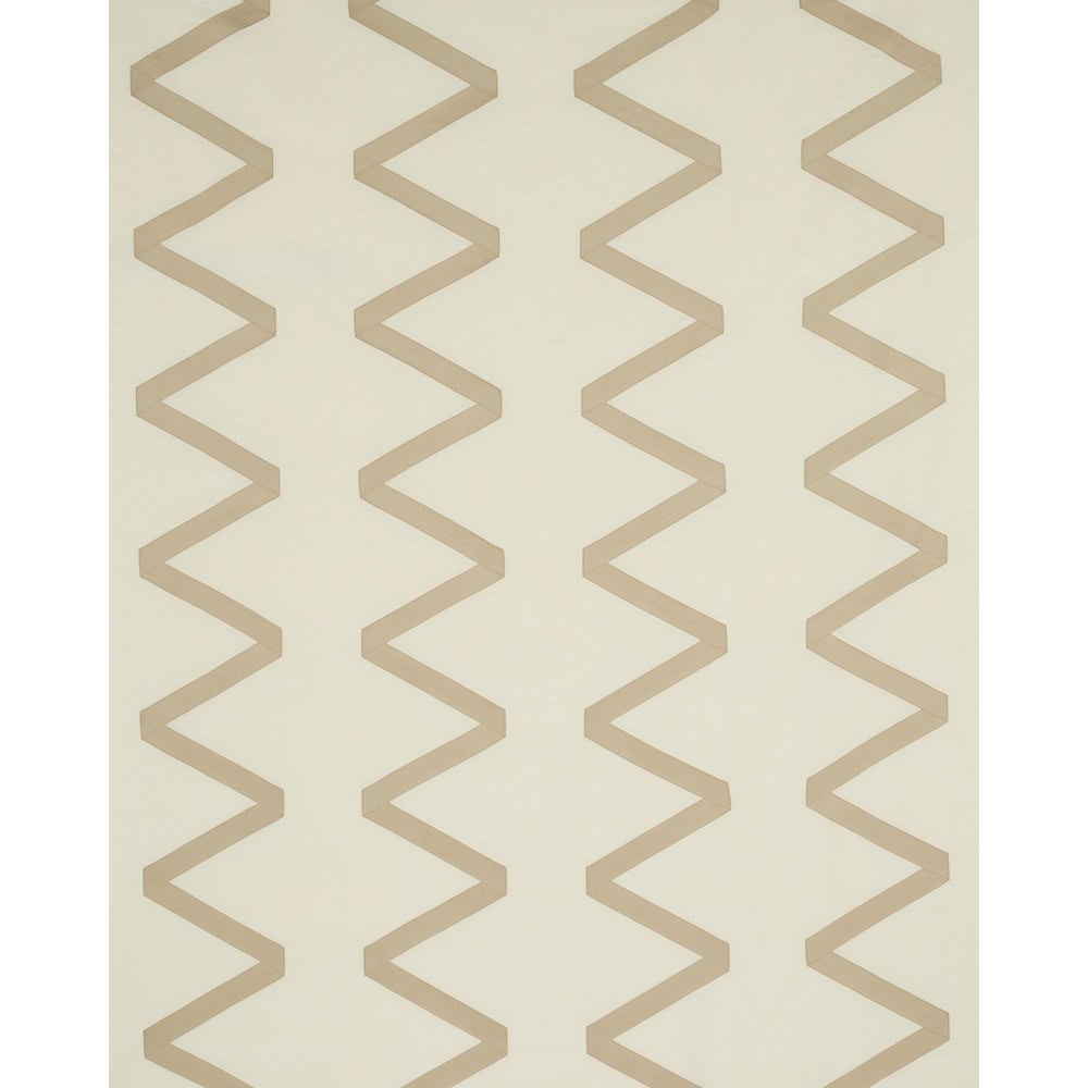 LEGERE LINEN SILK APPLIQUÉ | Dove On Ivory