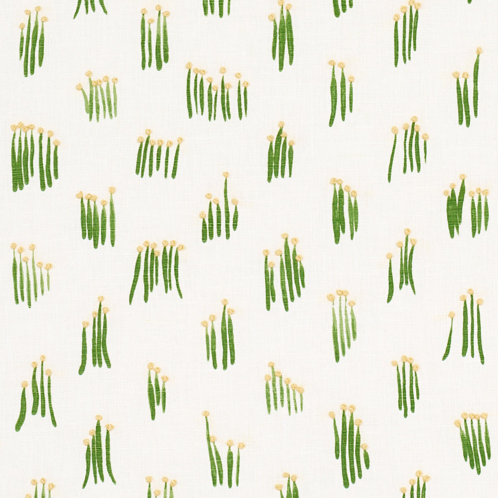 MEADOW BUTTON HAND EMBROIDERY | Yellow