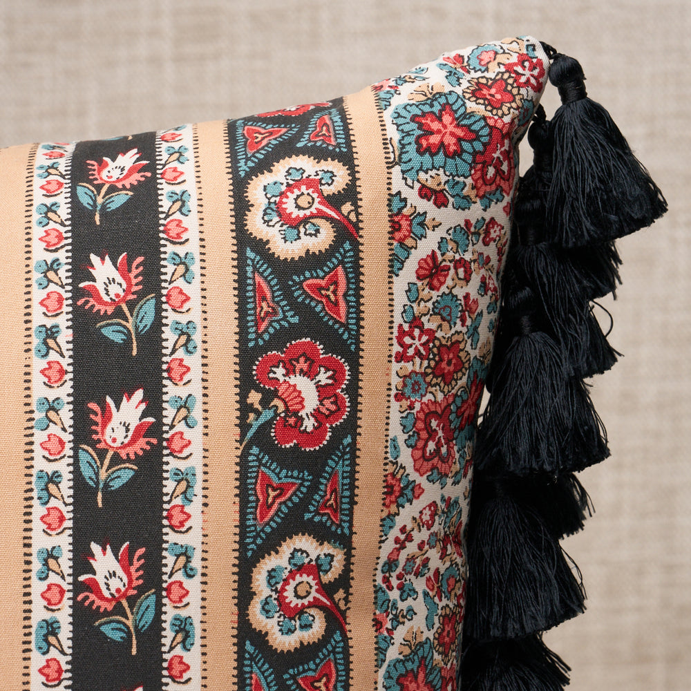 Cuscino Ines Paisley | Rouge & Noir