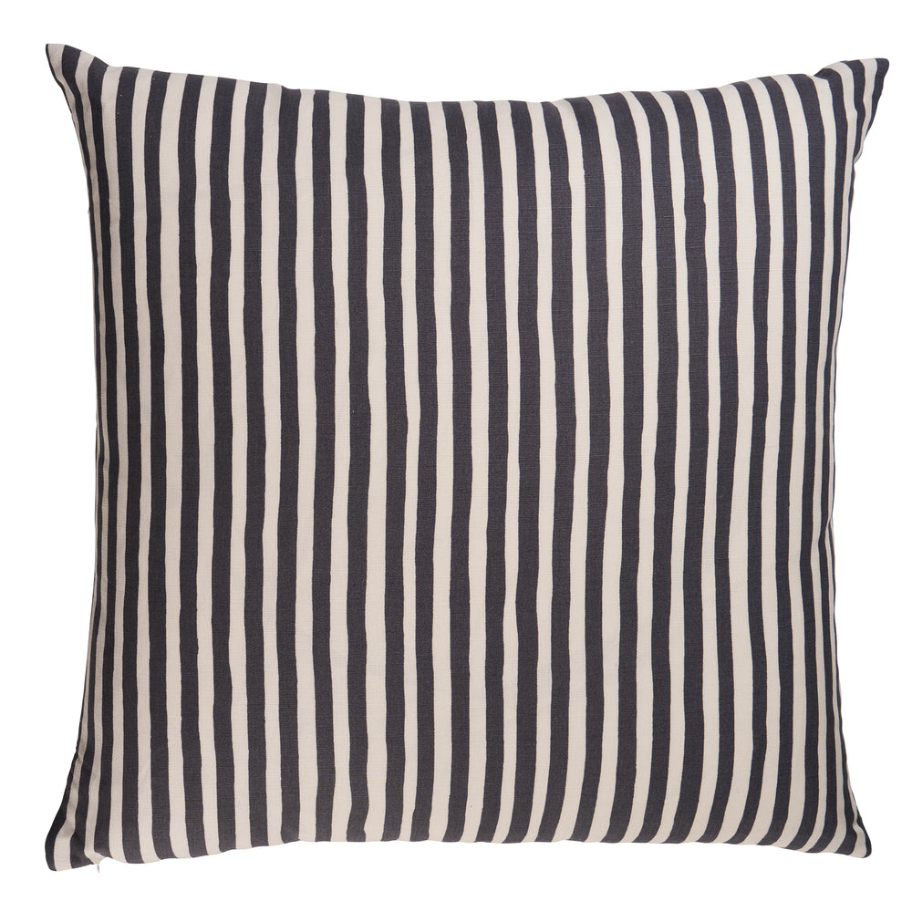 Chaney Floral Stripe Pillow | Carbon