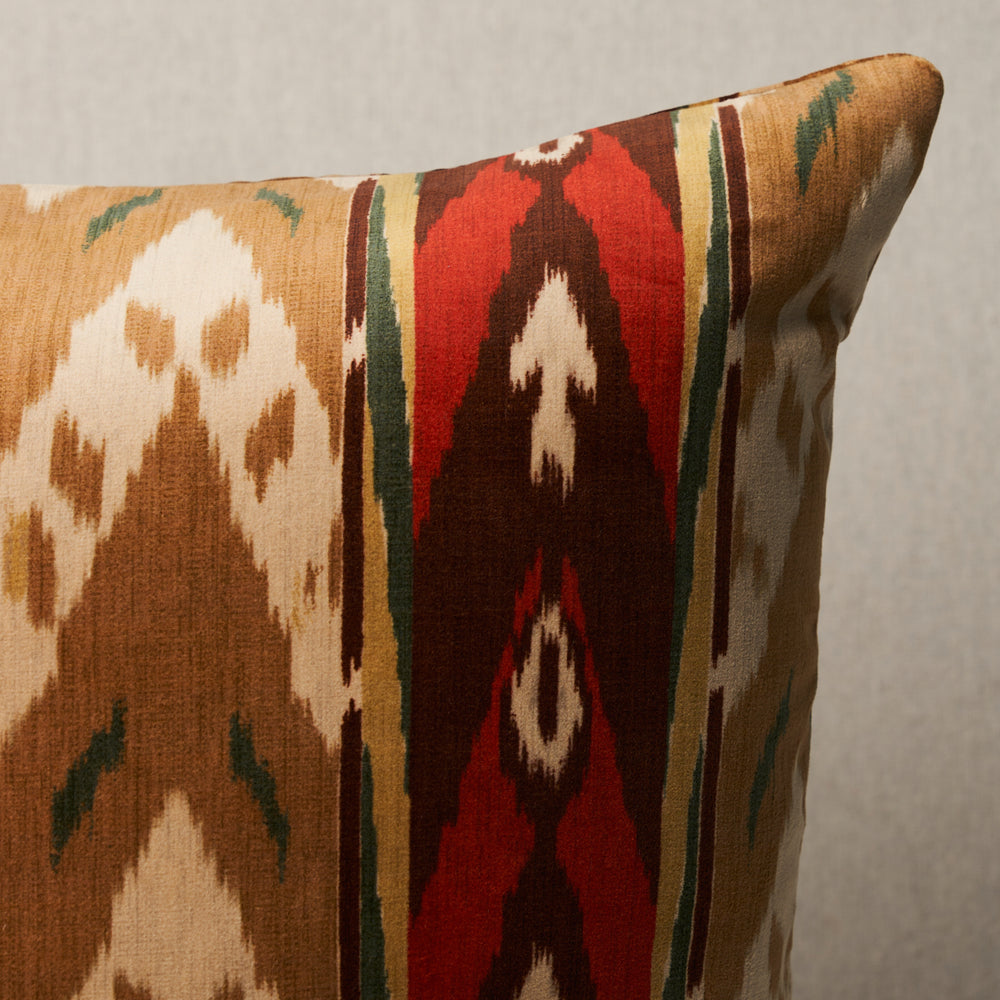 Cuscino in velluto Samar Ikat | Oro