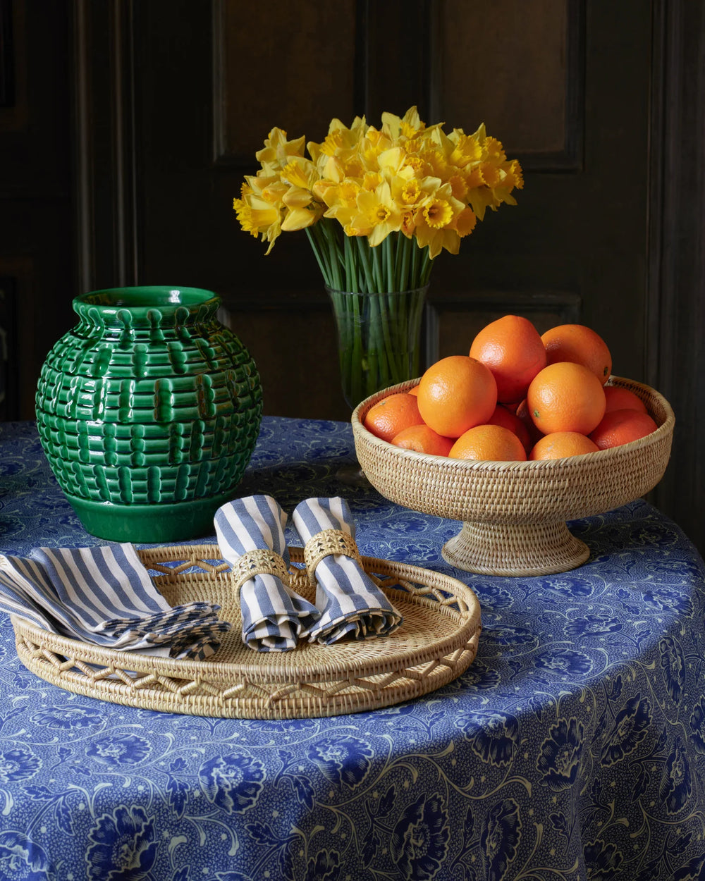 Cabana | Woven Sabbia Fruit Stand, large