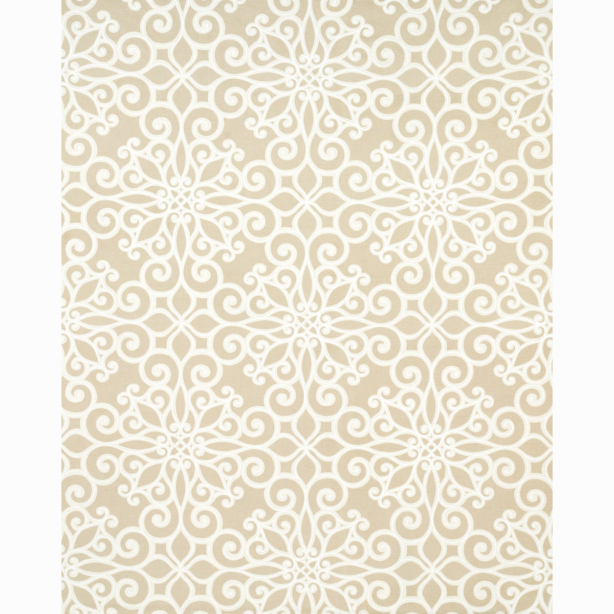 Rosegate Embroidered Print | Flax