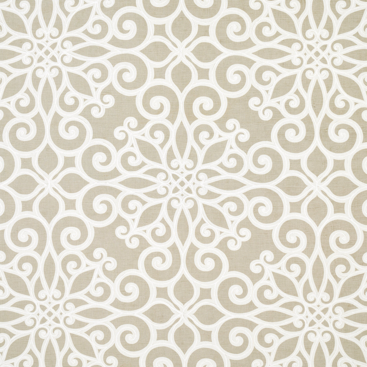 Rosegate Embroidered Print | Pumice