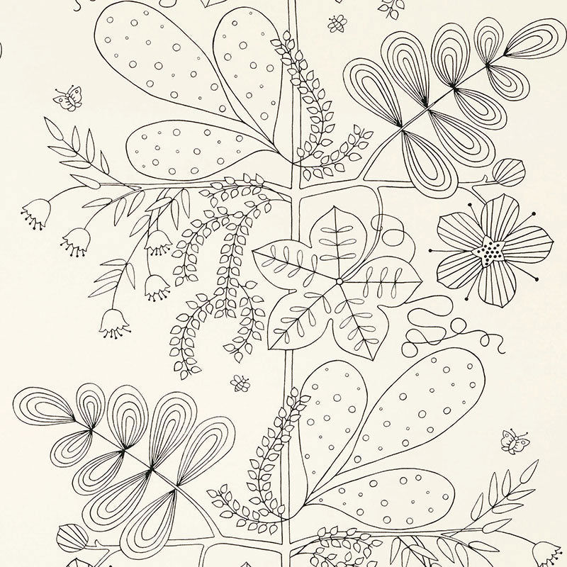 BLOMMEN PRINT | Black
