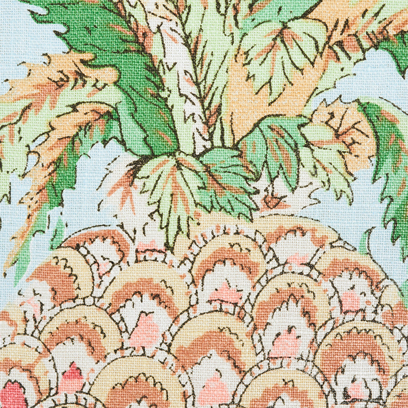 PINEAPPLES CHINTZ | Sky