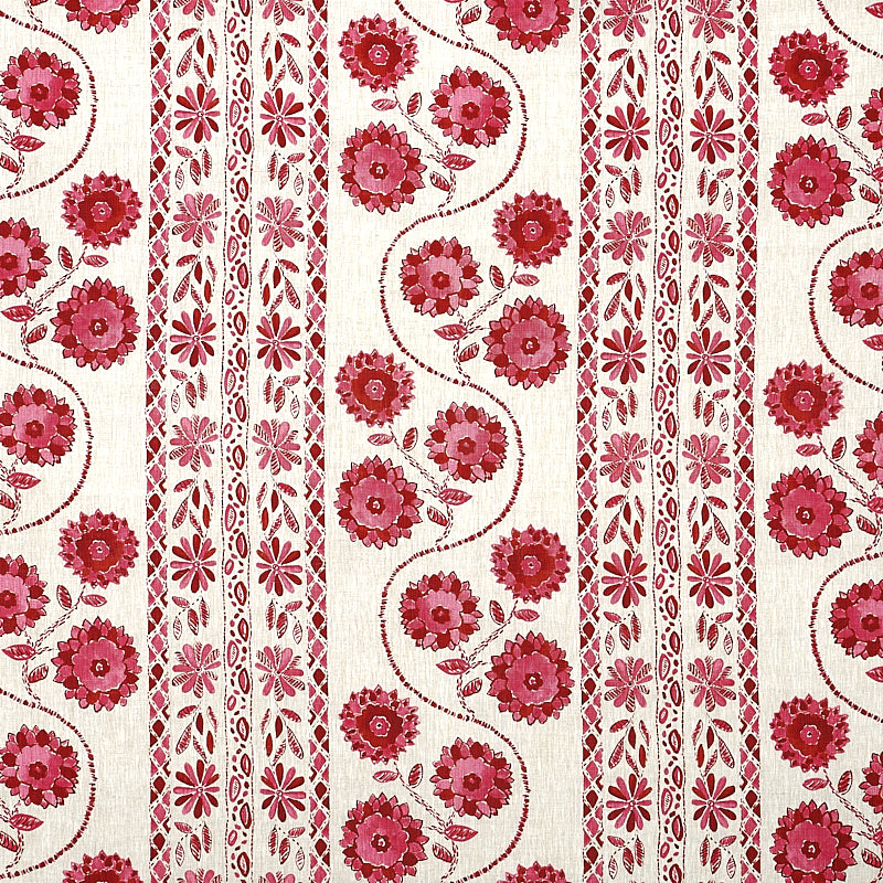 ZINNIA HANDMADE PRINT | Pink