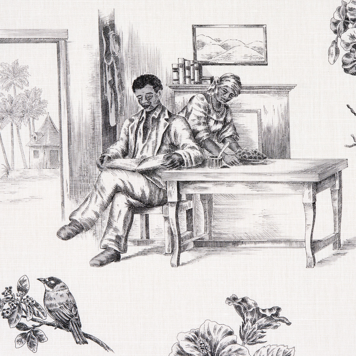 TOUSSAINT TOILE | Black