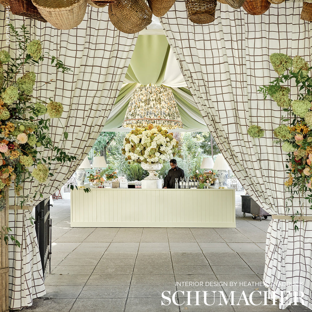 PAINTERLY WINDOWPANE | Brown