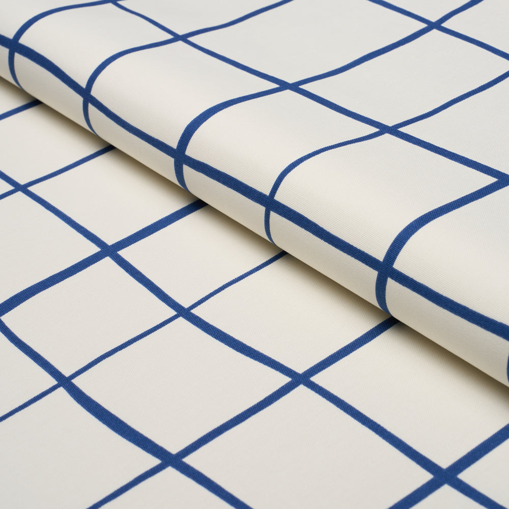 Painterly Windowpane | Navy