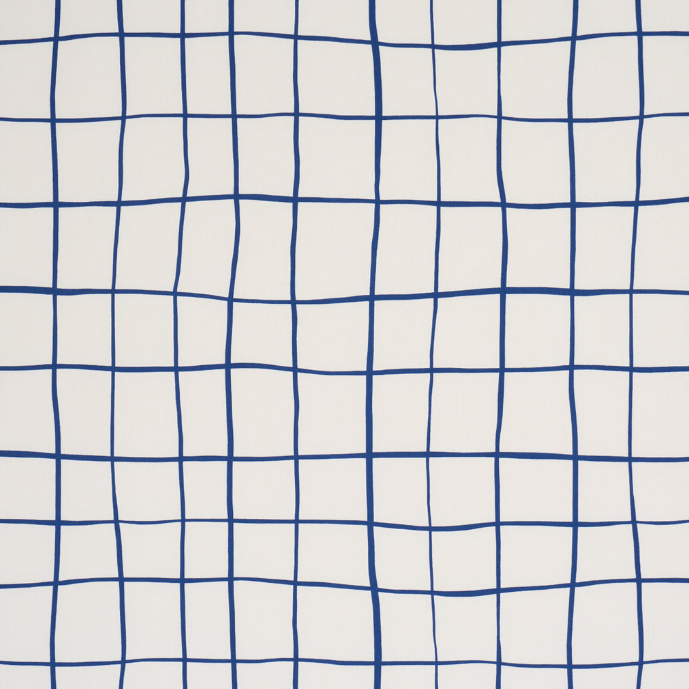 Painterly Windowpane | Navy