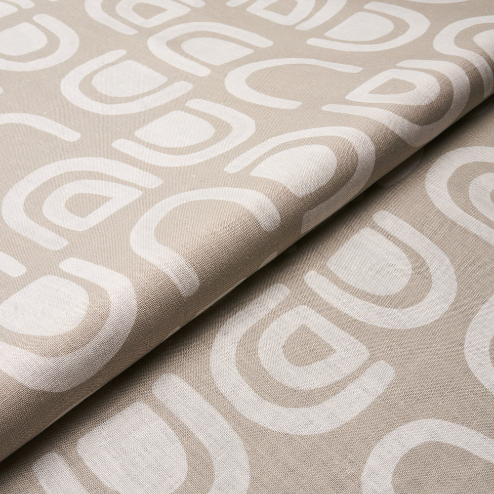 SOGLIA IN LINO STAMPATO | ZENZERO