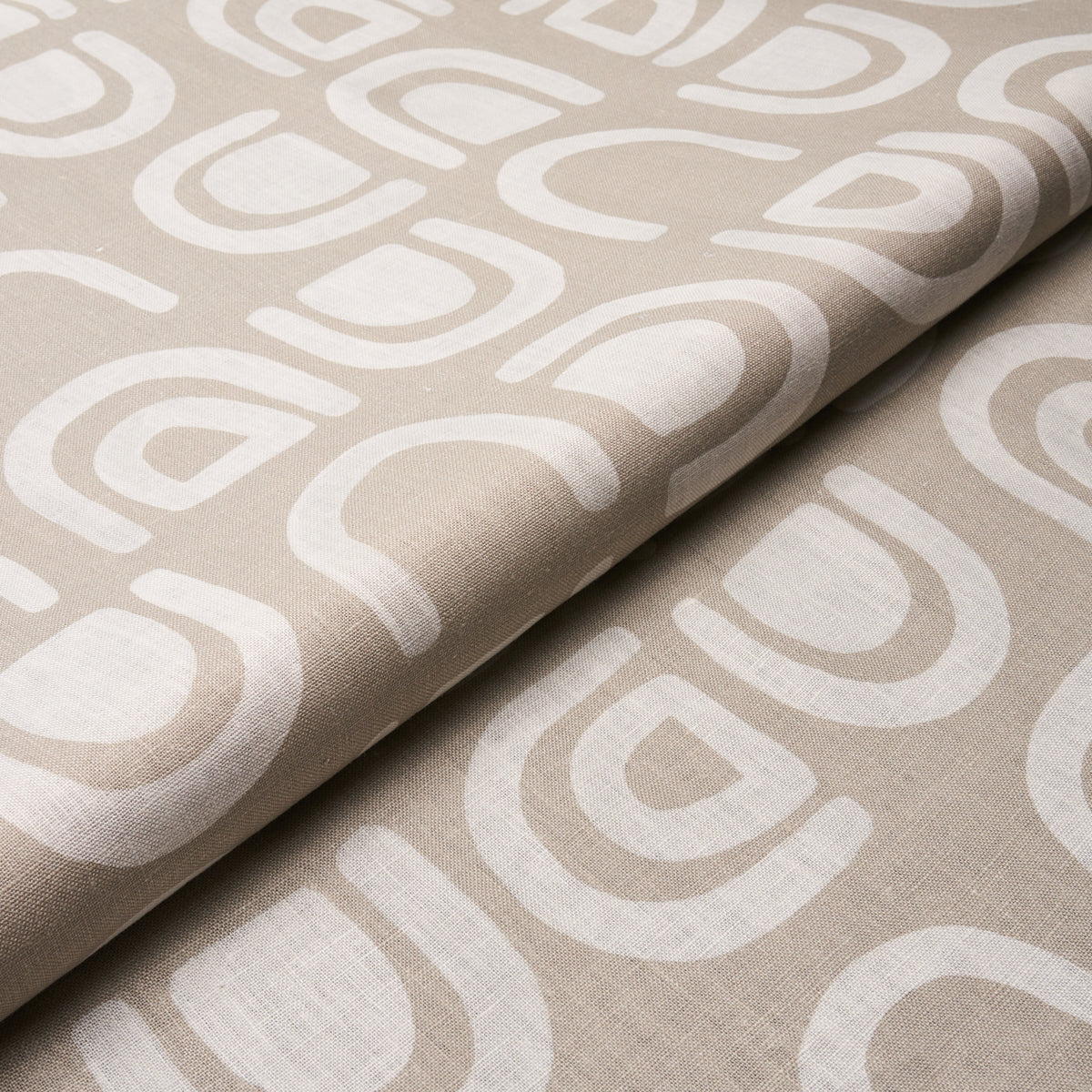 SOGLIA IN LINO STAMPATO | ZENZERO
