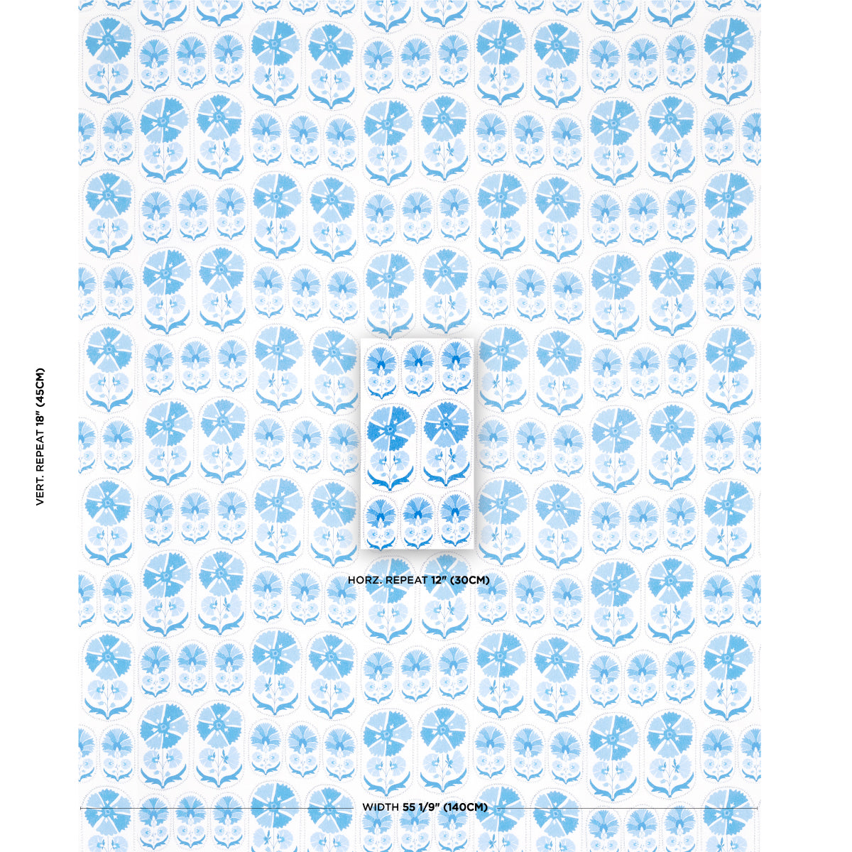 STAMPA FLOREALE IN LINO ANJUNA | PORCELLANA