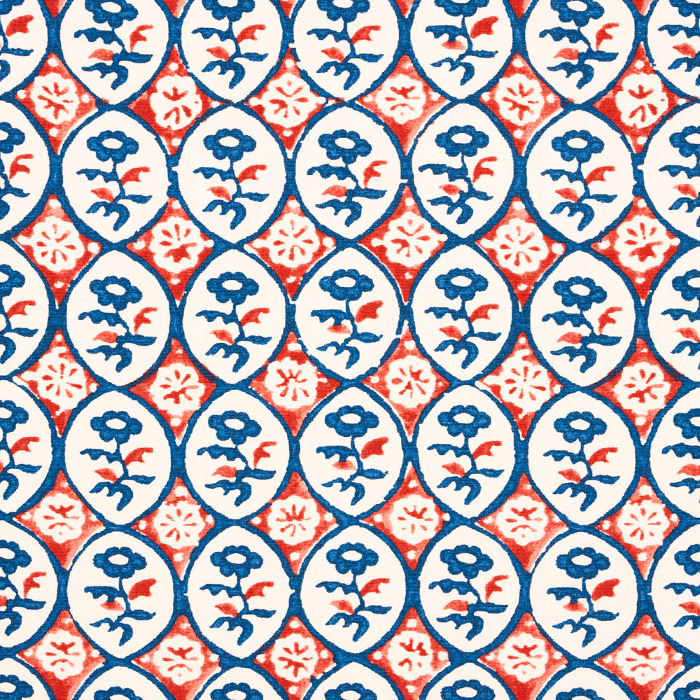 JOSIANE FLOREALE | ROUGE E BLU MARINO