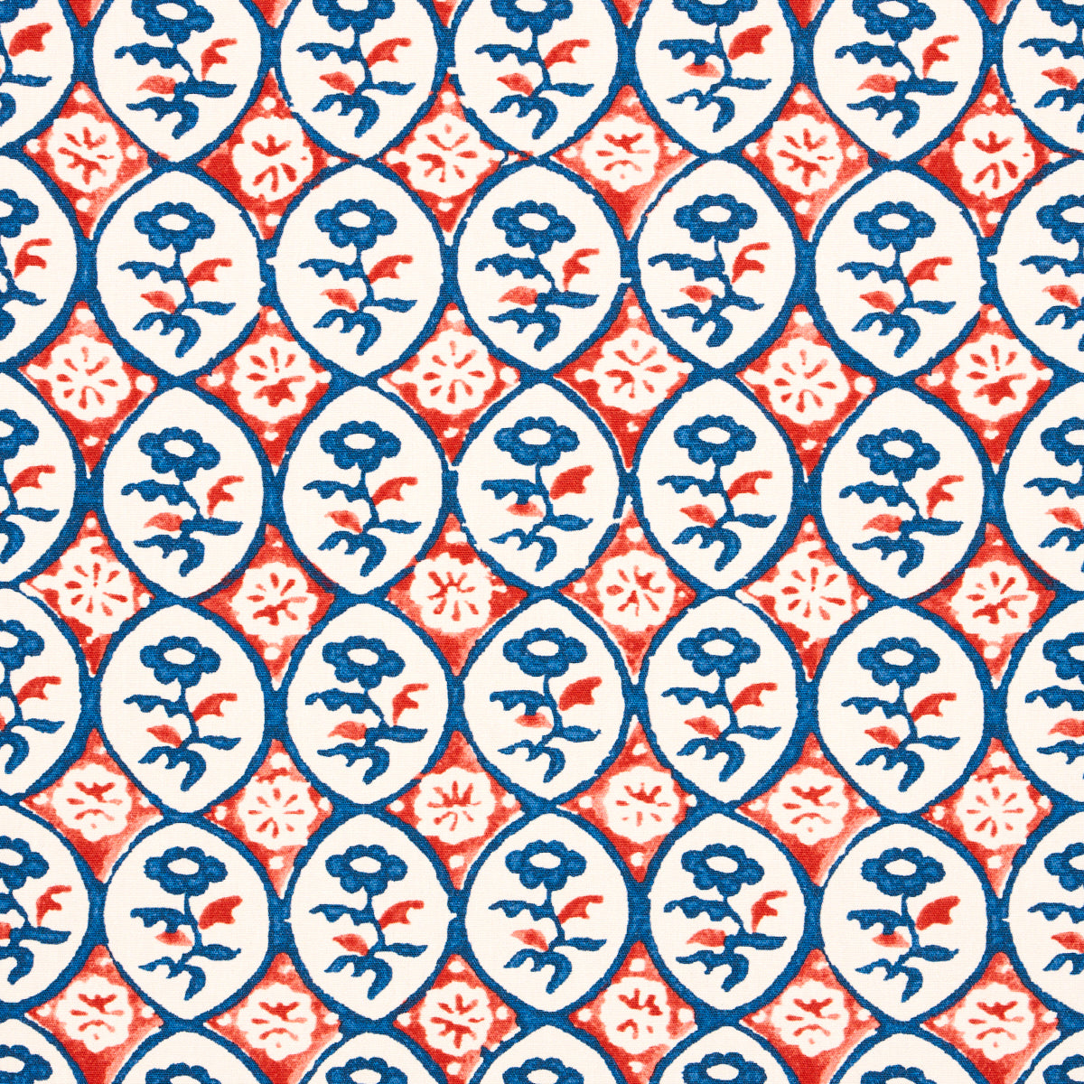JOSIANE FLOREALE | ROUGE E BLU MARINO