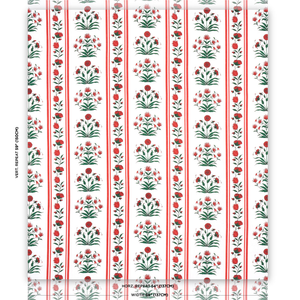 ROYAL POPPY STRIPE | Red