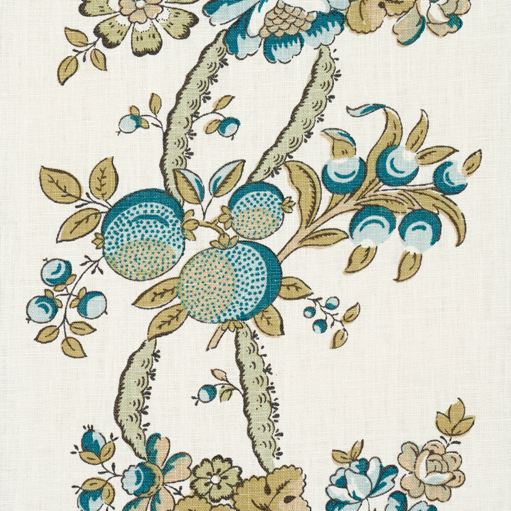 SYLVAIN FLORAL STRIPE | Teal