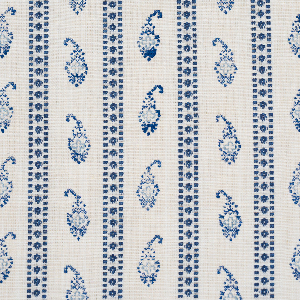 EDDIE WOVEN HAND BLOCK PRINT | Blue