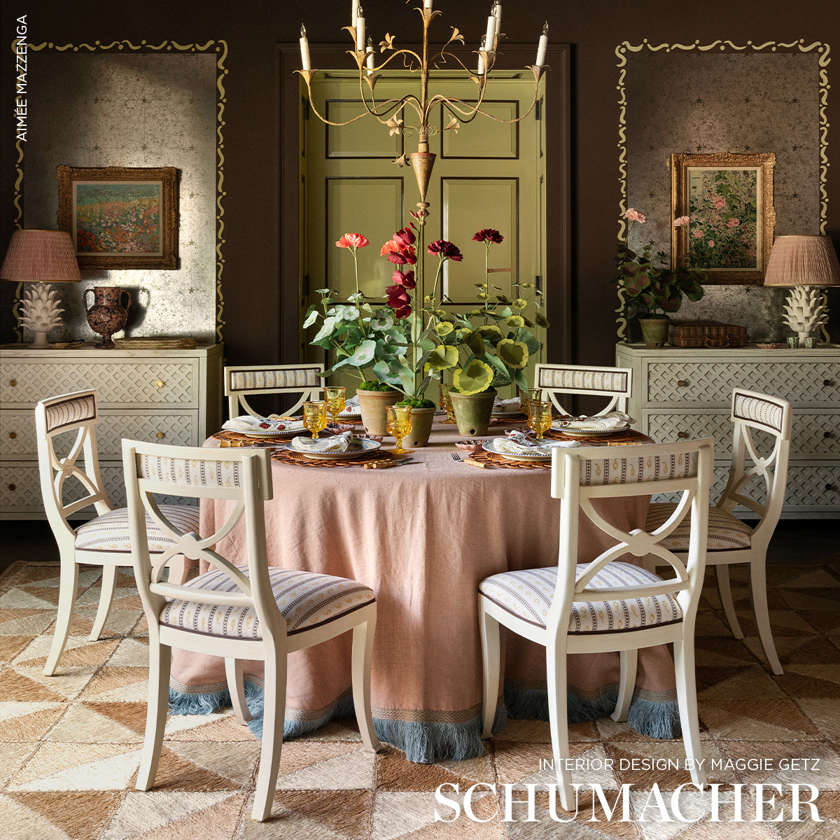 EDDIE WOVEN HAND BLOCK PRINT | Yellow