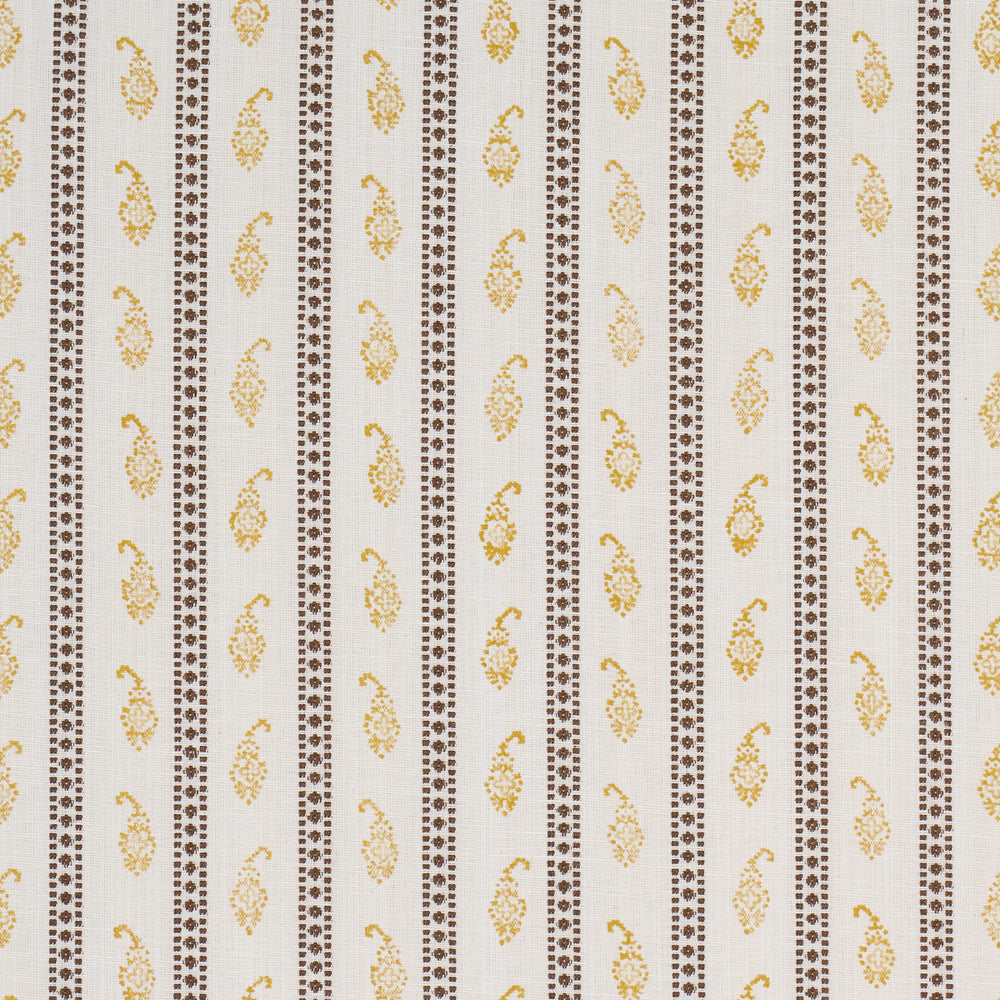 EDDIE WOVEN HAND BLOCK PRINT | Yellow