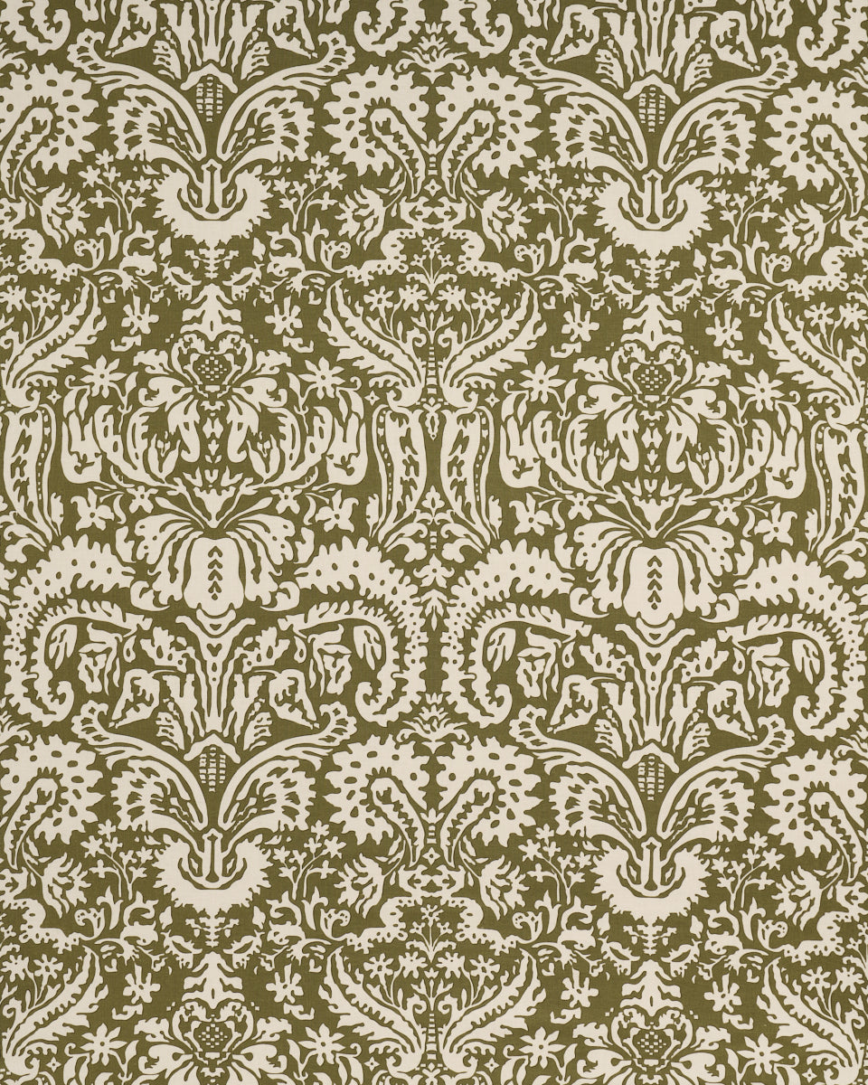 SUFFOLK DAMASK | Olive