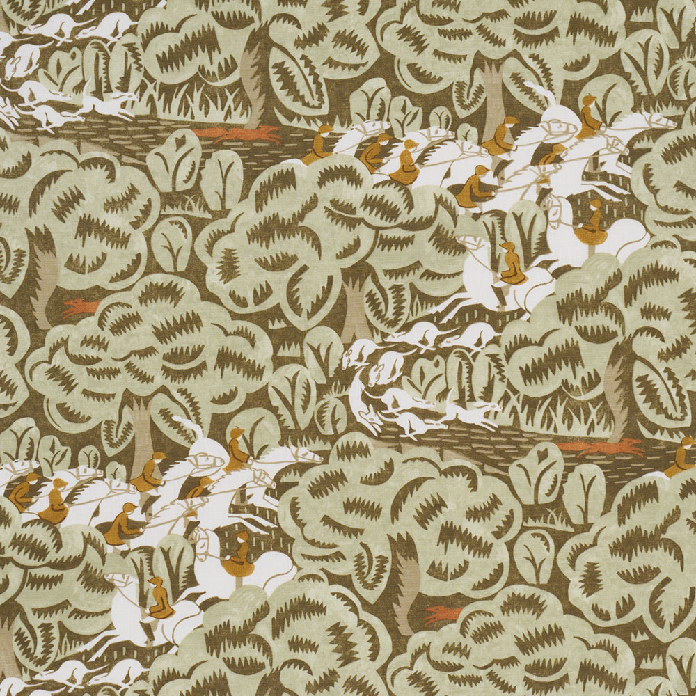MARGARET SCHLOEMAN'S FOX CHASE | Sage & Soft Brown