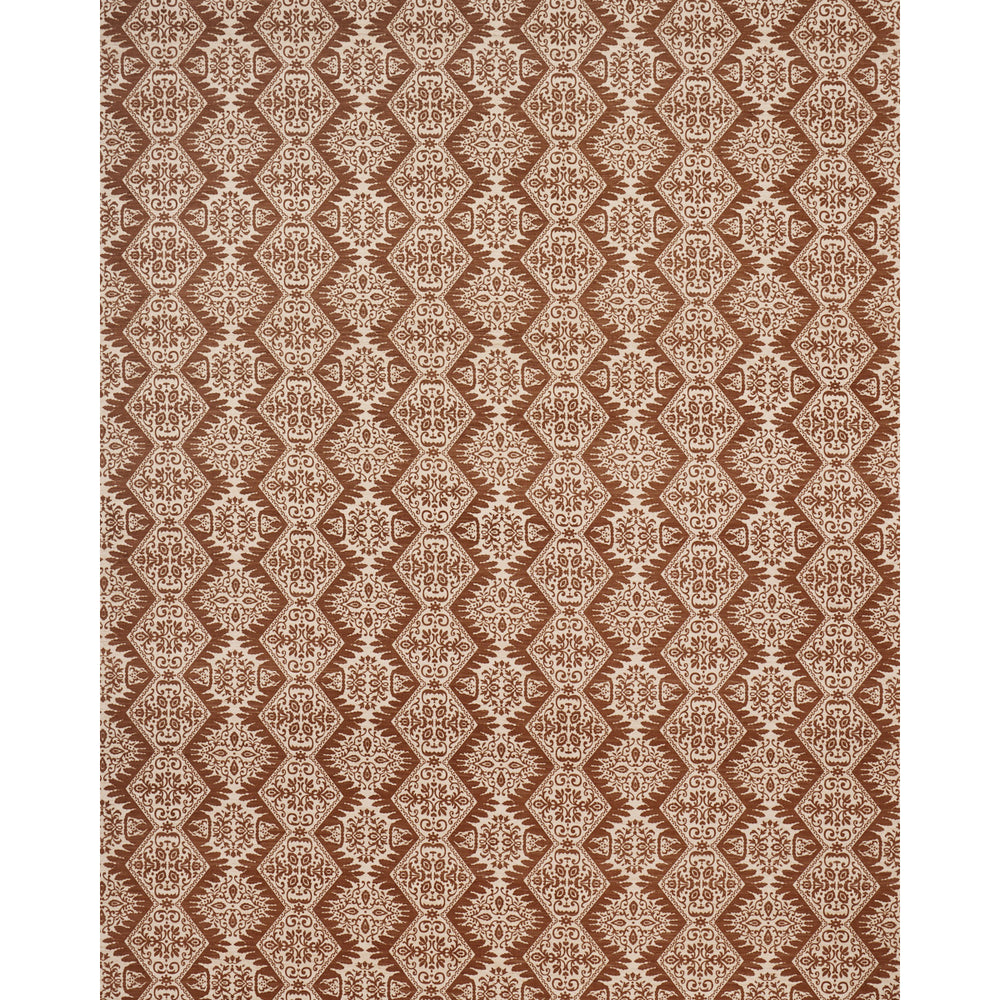 BERKELEY HAND PRINTED SILK | Chestnut