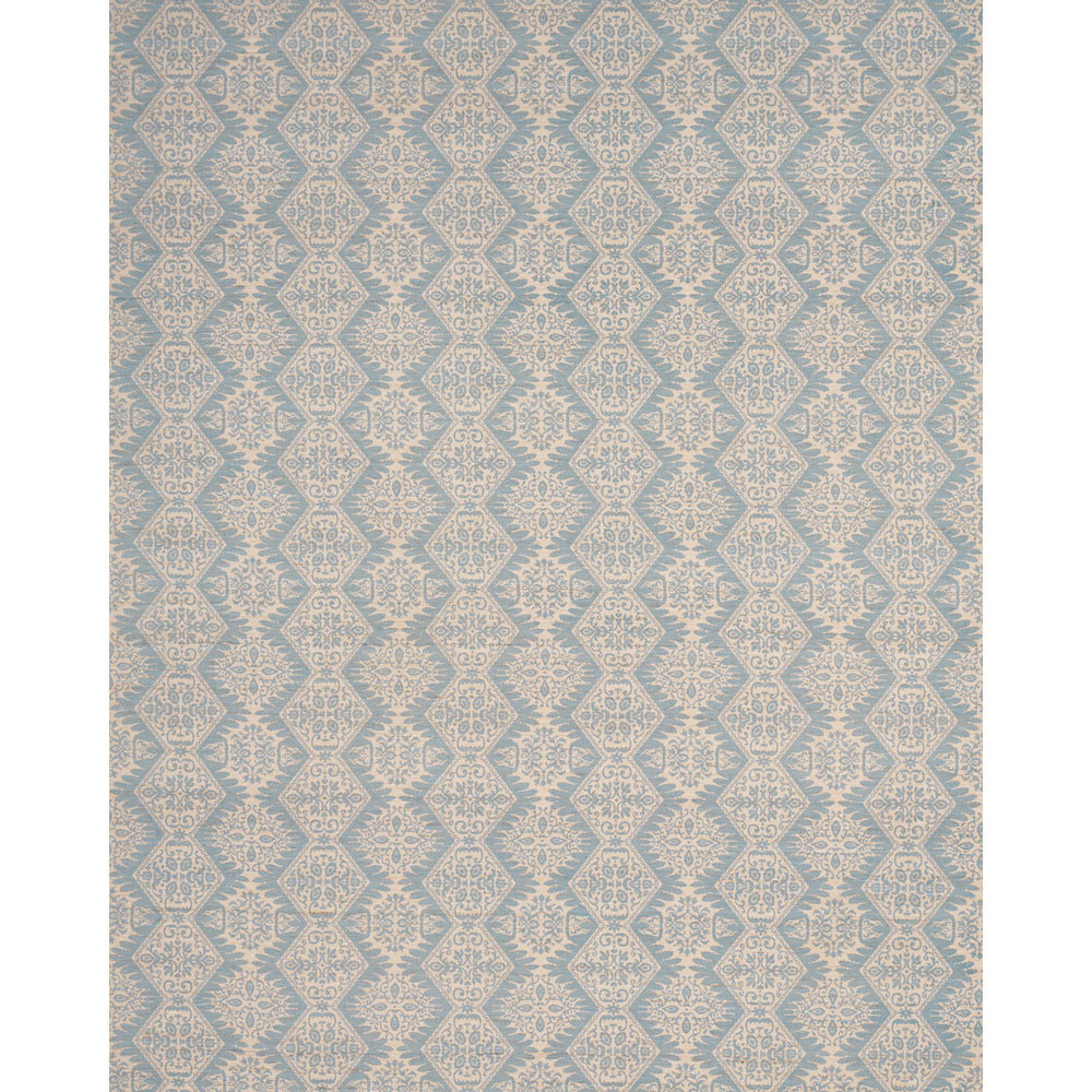 BERKELEY HAND PRINTED SILK | Cornflower