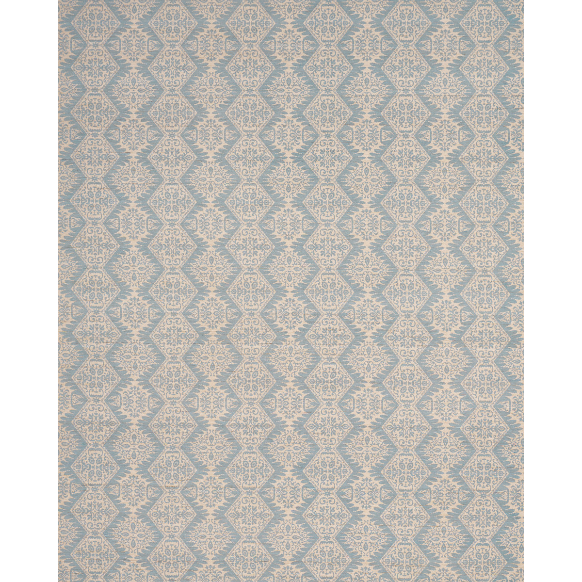 BERKELEY HAND PRINTED SILK | Cornflower