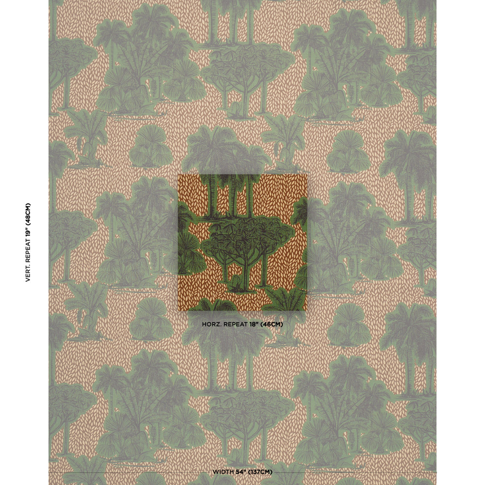 TROPICAL SAFARI PRINT | Orinoco Verdant Oasis