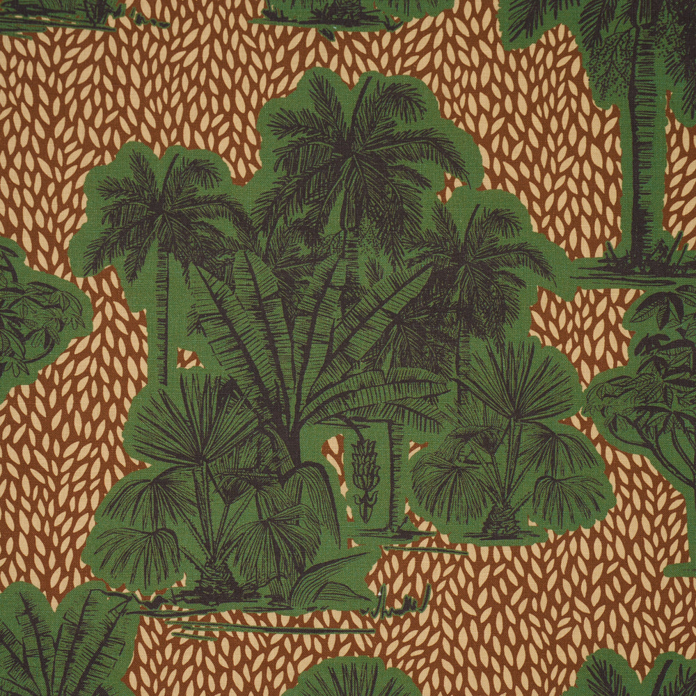 TROPICAL SAFARI PRINT | Orinoco Verdant Oasis