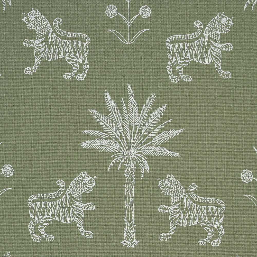 TIGER PALM SILHOUETTE OUTDOOR | Sage
