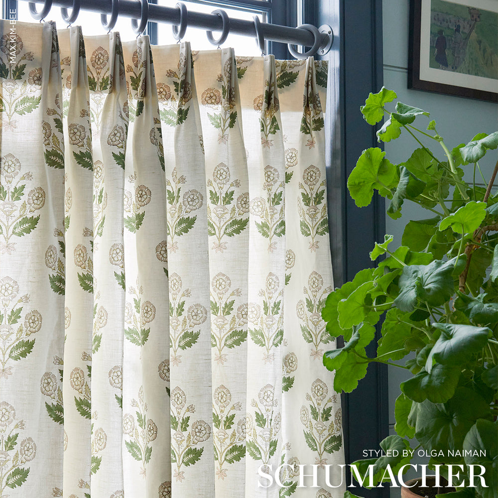 DALILA HAND-SCREEN PRINT | Green