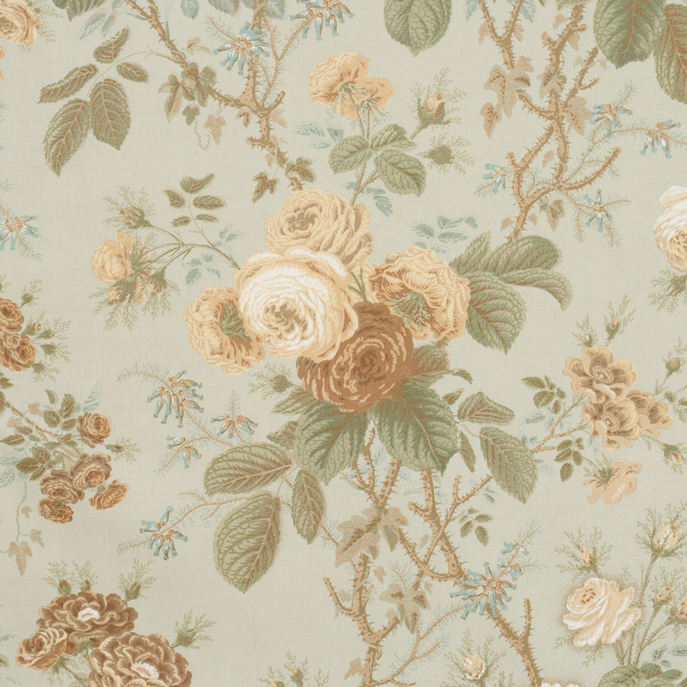 SHE WALKS IN BEAUTY CHINTZ | Celadon