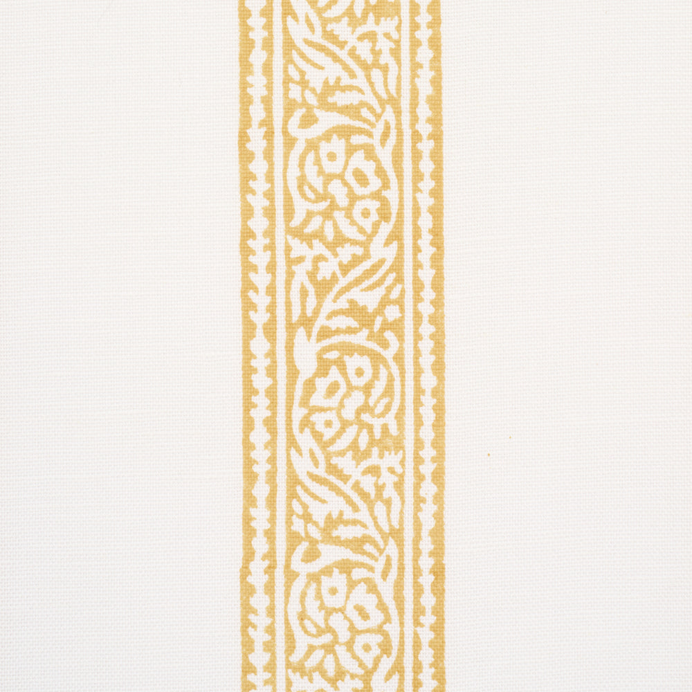 MAHDAVI STRIPE HAND-BLOCK PRINT | Yellow