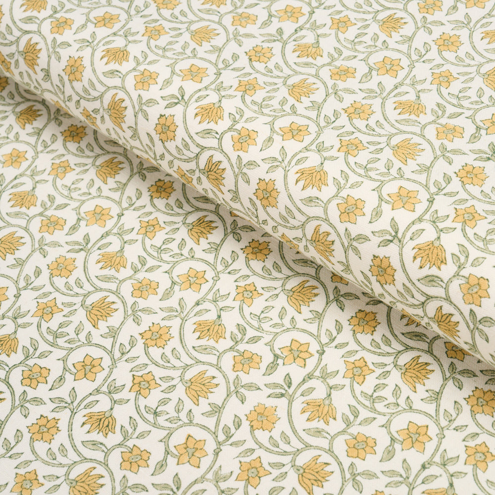 MALAYA HAND-BLOCK PRINT | Yellow