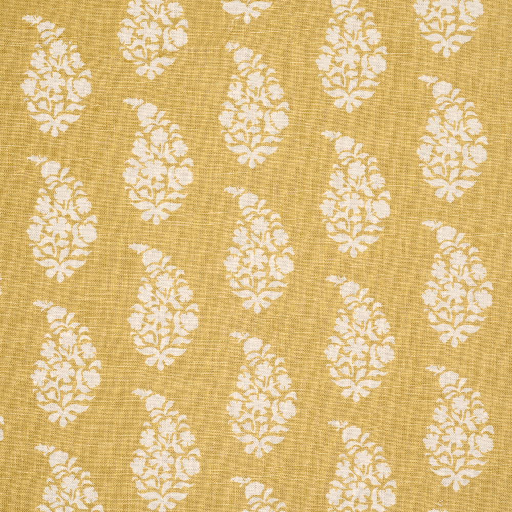 KAIA PAISLEY HAND-PRINT | Yellow