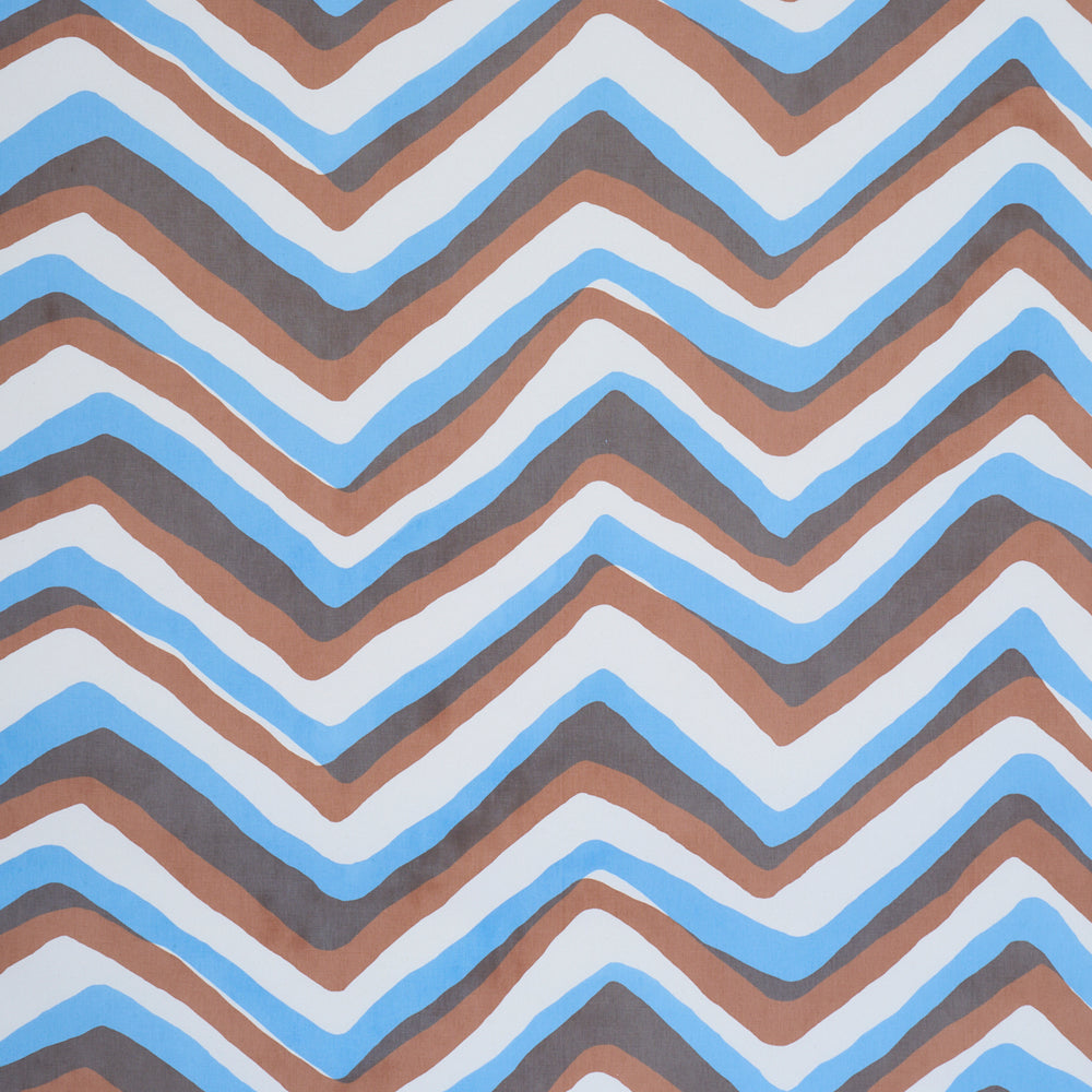 CHEVRON | Brown & Blue