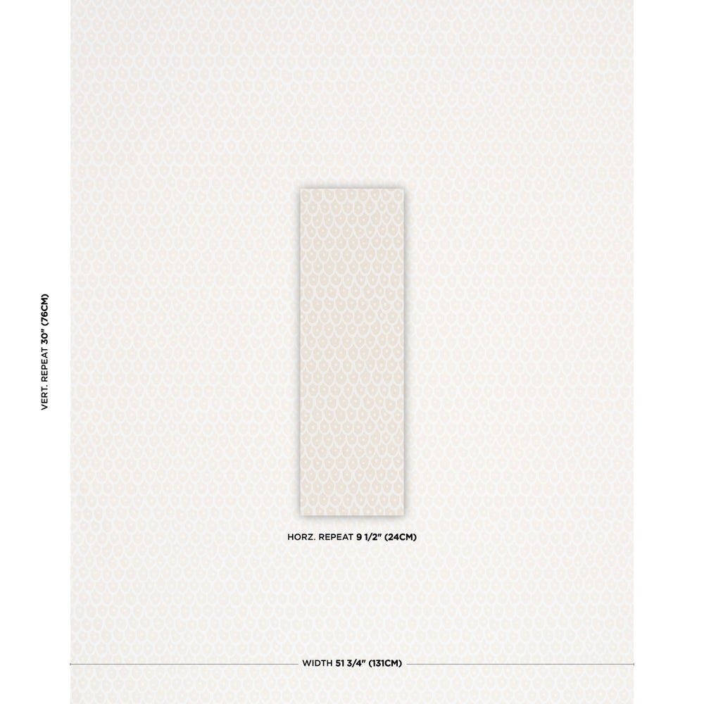FISH SCALES | White On Natural