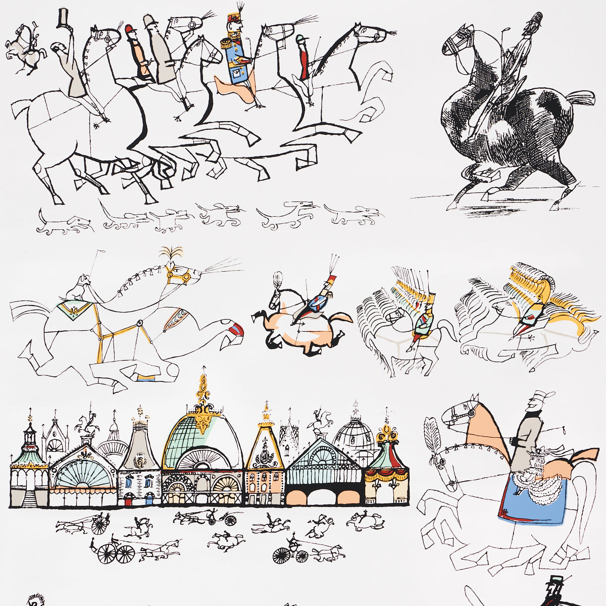 HORSES | Multi On White